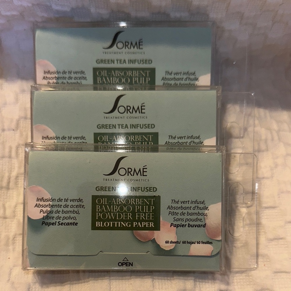 Sorme Green Tea Infused Blotting Paper